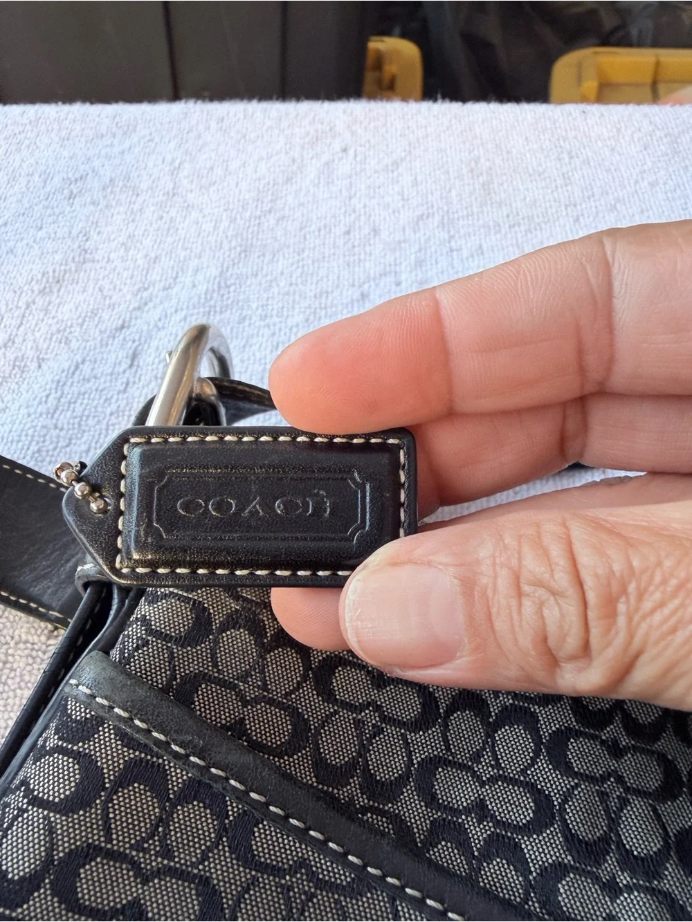 Coach signature canvas